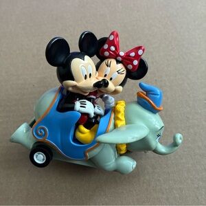 Disney Parks Mickey & Minnie Mouse Pullback Toy on Dumbo Exclusive